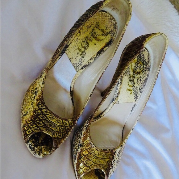 Christian Dior piton printed heels size 8 - Picture 3 of 5